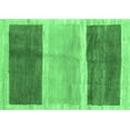 thumbnail image 1 of Ahgly Company Indoor Rectangle Abstract Emerald Green Contemporary Area Rugs, 2' x 5', 1 of 4
