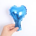 thumbnail image 3 of Mini globos de corazón de aluminio de 5 pulgadas para fiestas de cumpleaños, bodas, suministros de decoración coloridos, globos de helio, regalos para niños, decoración de habitaciones, 3 of 5