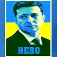 thumbnail image 3 of CafePress - Ukrainian President Zelenskyy Ukraine Flag T Shirt - Womens Football Shirt, 3 of 4