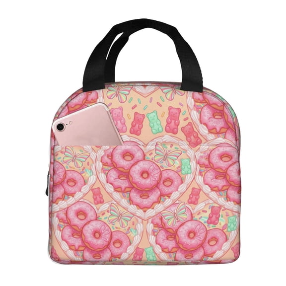 Butterfly Lunch Bag For Woman Man, Insulated Lunch Tote Lunch Box Container For Work Picnic Or Travel, Beach, Camping, Lunch Boxes, Bento Boxes