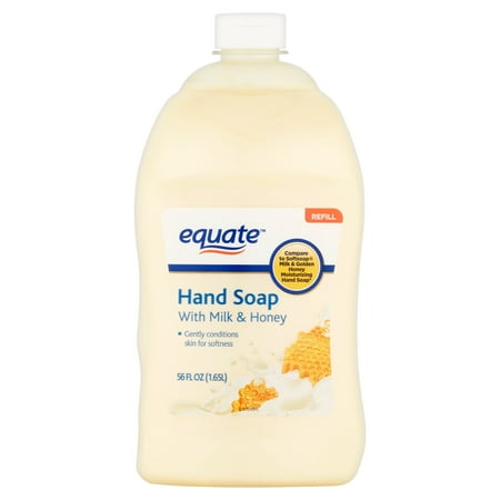 Equate Liquid Hand Soap with Milk & Honey Refill, 56 Oz