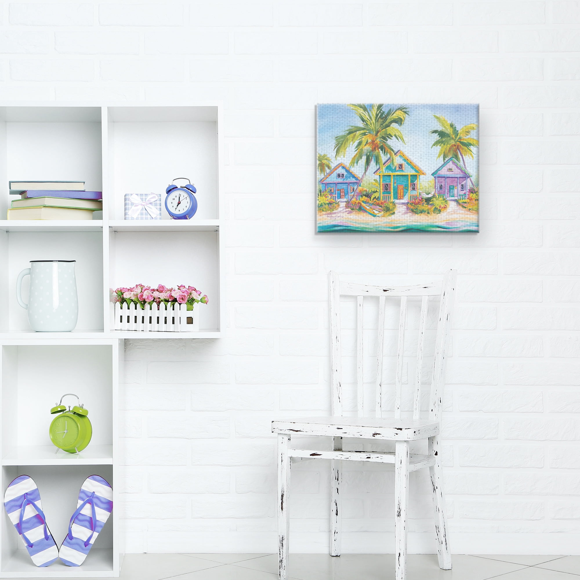 Masterpiece Art Gallery Island Charm Beach House By Kathleen Denis Canvas Art Print 16" x 20"
