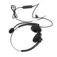 thumbnail image 4 of Auriculares telefónicos con cable, reducción de ruido, binaurales, con micrófono para centro de llamadas, atención al cliente, conector único de 3,5 mm., 4 of 14