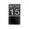thumbnail image 1 of Black Perpetual Calendar with Chalkboard Wood Calendar, 1 of 1