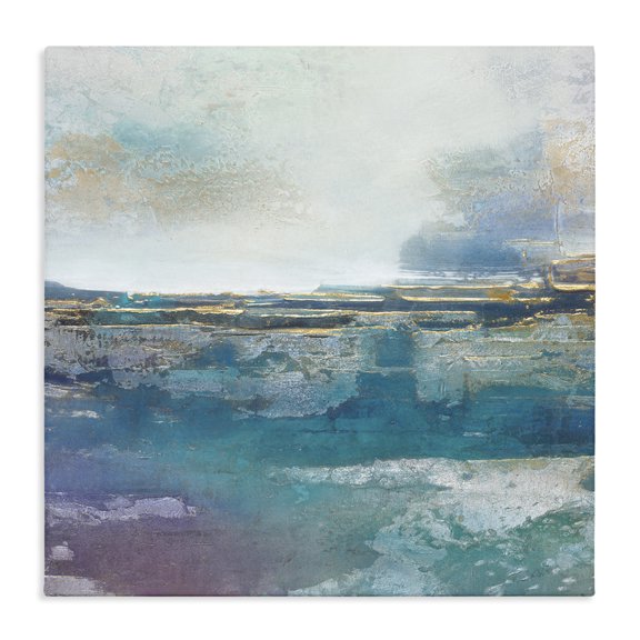 Stupell Industries Glam Abstract Ocean View Glam Detail Canvas Art, 30 x 30, by Scott Brems