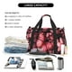 thumbnail image 5 of Fotbe pink butterfly Bolsa de Viaje con Estampado, Bolsa de Fin de Semana para Mujer con Compartimento para Zapatos, Bolsa de Gimnasio con Bolsillo Húmedo, 5 of 7