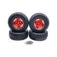 thumbnail image 2 of Ruiboury Pneu de Simulation 4 Trous 100 mm pour ECX 1/12 Rc RGT136100 ECX 1/12 Rc RGT136100 Rouge 1 Ensemble, 2 of 6