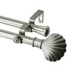 thumbnail image 3 of 13/16" Dia Adjustable 66-120 inch Double Curtain Rod with Edmud Finials - Satin Nickel,(4723-665), 3 of 3
