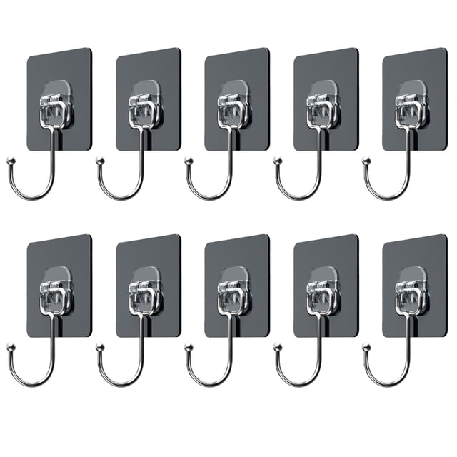Ganchos para toallas y abrigos de acero inoxidable para cocina, baño, hogar y oficina.