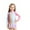 Pink, variant on Hiijoy Toddler Girls Gradient Letter Print Long Sleeved Swim Shirt Skort Swimsuit, Sizes 4-9