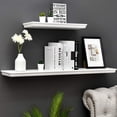 thumbnail image 5 of 8" Deep Floating Shelves Wall Mounted Shelf (White, 16inch), 5 of 9