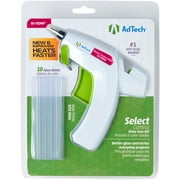 AdTech Project Pro High Temperature Glue Gun Kit, White, Plastic
