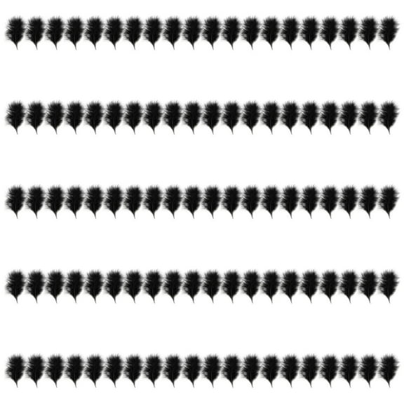 100Pieces Black Wing Natural Craft Wing For Art Craft Dream Catchers Wedding Decoration Dress Masquerade Mask