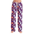 thumbnail image 3 of Fabrcox Halloween Womens Pajama Pants Ghost Pumpkin Candy Women Sleep Pants Fall Winter Festival Comfy Womens Lounge Pants Purple XXXL, 3 of 6