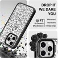 thumbnail image 5 of Case for iPhone 16 Pro Max, [10ft 4X Military-Grade Drop Protection] Durable & Shockproof Phone Case Cover Design for iPhone 16 Pro Max - Doodle Dog - Clear Black, 5 of 6