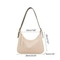 thumbnail image 3 of FENOHREFE Female Korean Shoulder Bag All-matching Handbag Womens Soft PU-Leather Saddle Bag Ladies Fashion Casual Bag, 3 of 8