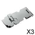 thumbnail image 1 of Paquete de 3 candados de seguridad Soledad con cerrojo de acero inoxidable, 1 of 10