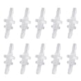 Bulkhead Threaded Insert 10 Sets of Threaded Barbed Bulkhead Connectors Tube Connector Set ...