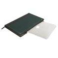 thumbnail image 5 of Mosiso Vintage Classic Premium PU Leather Zipped Book Sleeve Cover for Newest MacBook Pro 13 Inch with/without Touch Bar (A1706/A1708/A1989), Peacock Green, 5 of 6