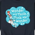 thumbnail image 3 of Cat in the Hat - Wonder And Think - Men's Crew Neck Fleece Pullover, 3 of 5