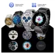 thumbnail image 5 of Haylou Smartwatch Ls20 Solar 5 Para Hombre Mujer, Reloj Inteligente Dispositivo Con Llamadas De Voz, Pantalla Amoled De 1,58 Pulgadas 60hz, Monitoreo De Salud 24h, Ip68 Impermeable, Plateado, 5 of 8
