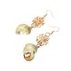 thumbnail image 5 of unbranded Aretes De Concha Dorados Con Aleación Y Para Mujer, 5 of 8