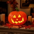 thumbnail image 4 of UALSRZL Halloween Decorations Jack O Lantern, Classic Pumpkin Lights Battery Operated, Vintage Plastic Nightlight for Indoor Outdoor Festival Decor, 4 of 7