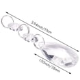 thumbnail image 6 of 20Pcs Chandelier Crystals,Clear Teardrop Crystal Chandelier Pendants Parts Beads,Hanging Crystals For Chandeliers(38Mm,Clear), 6 of 8