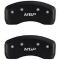 thumbnail image 2 of MGP 4 Caliper Covers Engraved Front & Rear MGP Matte Black finish silver ch, 2 of 2
