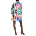 thumbnail image 2 of Gracia womens  Tribal Print A-Line Shirtdress, m, Pink, 2 of 3