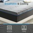 thumbnail image 3 of King Size Mattress, Telino 14" Plush Memory Foam Mattress in a Box with Breathable Cover, 3 of 6