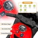 thumbnail image 3 of Motocicleta eléctrica para niños de 12 V, coche con luces LED, color rojo, 3 of 6