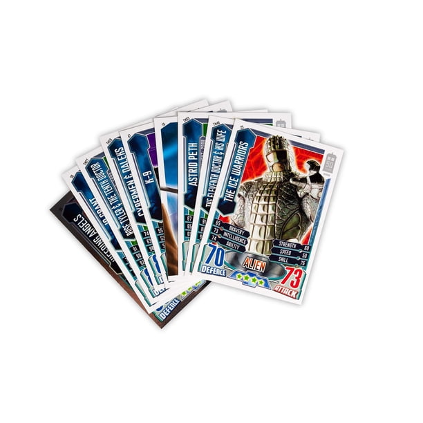Cartas coleccionables del 50 aniversario de Doctor Who Alien Attax