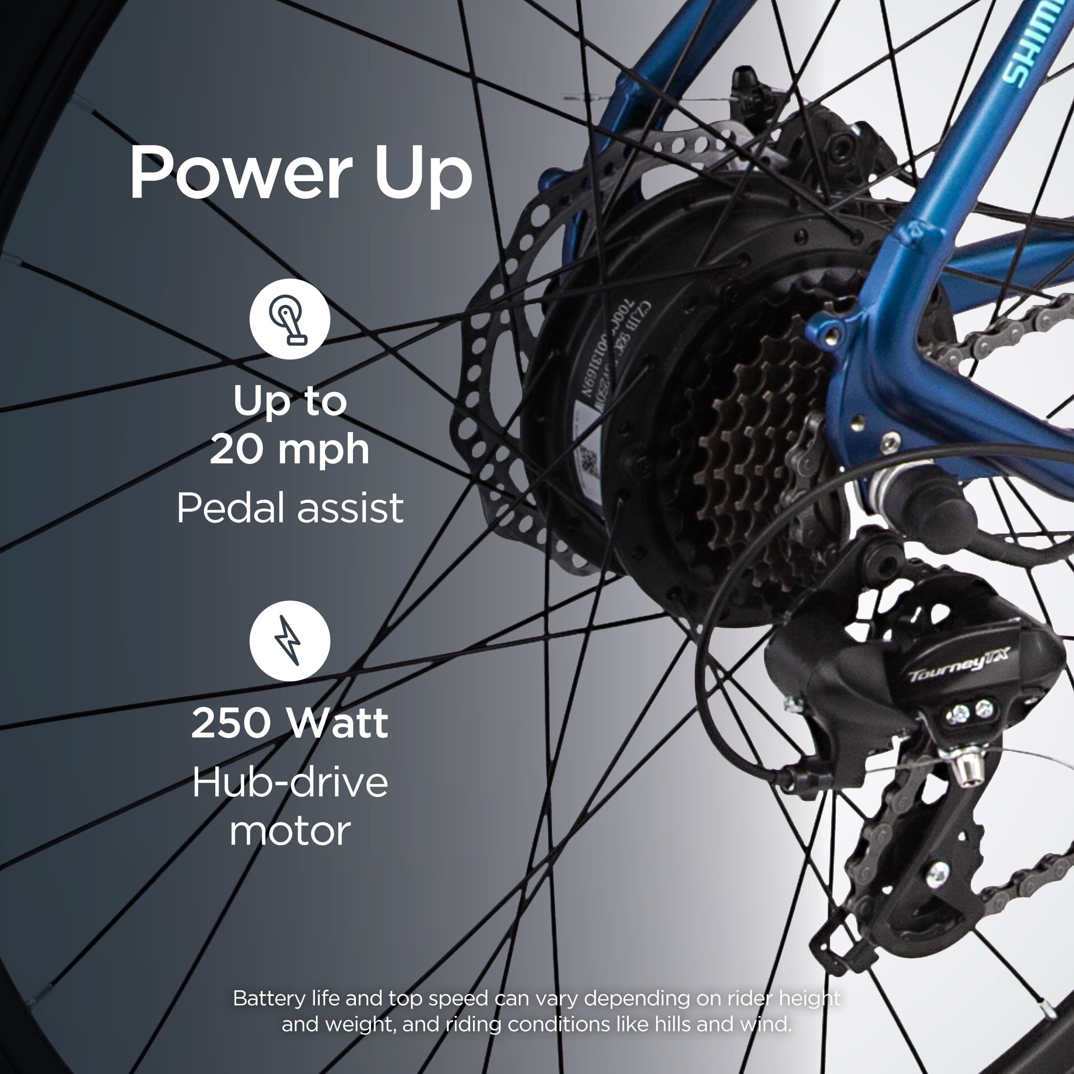 Schwinn wanderlust electric hybrid bike sale