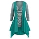 thumbnail image 1 of Conjunto Cárdigan Talla Extra Cadenas Cuello Vuelto Rosegal  Mangas largas de talla grande, 1 of 5
