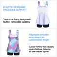 thumbnail image 2 of OCEAN BLUES Plus Size Women's Swimsuit Set for Women Tankini Top Swimwear with Shorts Two Piece Bathing Suit Size 2XL, 2 of 6
