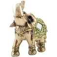 thumbnail image 3 of Statue d'Éléphant Lucky Wealth Feng Shui Statue Verte Décoration Maison Collection(S), 3 of 5
