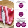 thumbnail image 4 of Beurer, MP42 11piece Professional Manicure Pedicure Nail Drill Kit 7 Attachm.Variable Speeds Electric Nail File Set Nails Care Tools For FootHand Storage Case, 4 of 4
