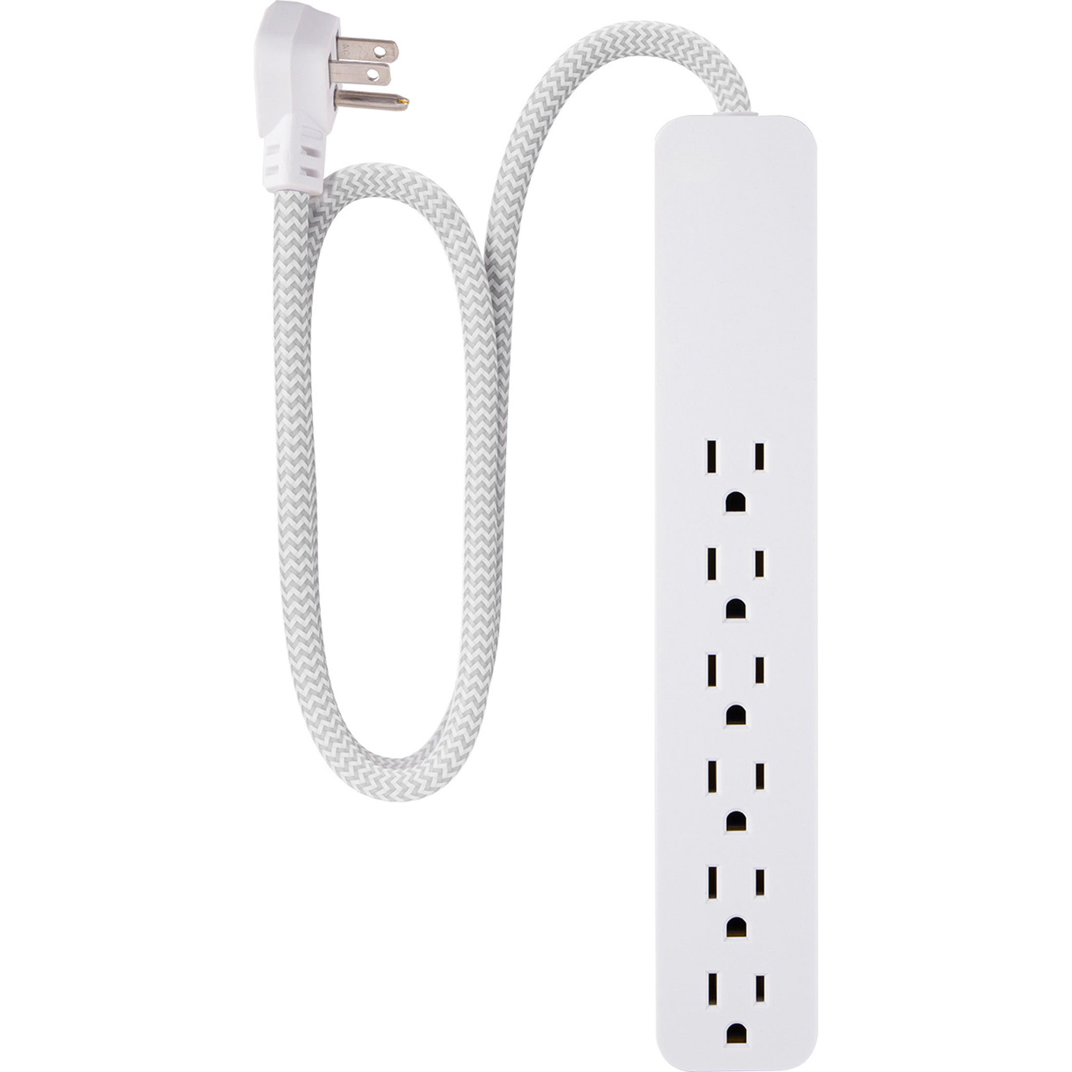 GE 6-Outlet Surge Protector with 2ft Braided Cord photo 7