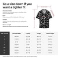 thumbnail image 5 of Fotbe Skeletons Dancing Camisa Estampada de Manga Corta para Hombre, Casual de Verano, Estilo Playero, Sin Arrugas-X-Large, 5 of 5