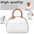 thumbnail image 4 of Insulated Lunch Bag Women, Reusable Orange Seahorse and Green Algae Tote Lunch Box, Leakproof Cooler Lunch Bags for Work Office Travel Picnic, 4 of 4