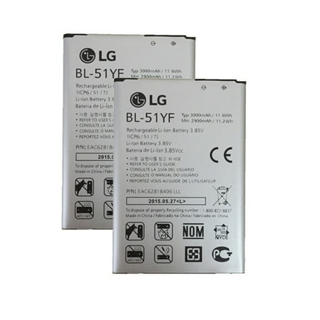 Replacement Battery For LG G4 Mobile Phones - BL-51YF (3000mAh, 3.85V, Li-Ion) - 2 (Best Camera App For Lg G4)