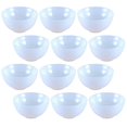thumbnail image 4 of Miniature Bowls 12Pcs White Plastic Kitchen Pretend Play Toys Cultivates Kids' Skills for Decor, 4 of 4