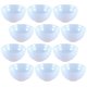 thumbnail image 4 of Miniature Bowls 12Pcs White Plastic Kitchen Pretend Play Toys Cultivates Kids' Skills for Decor, 4 of 4