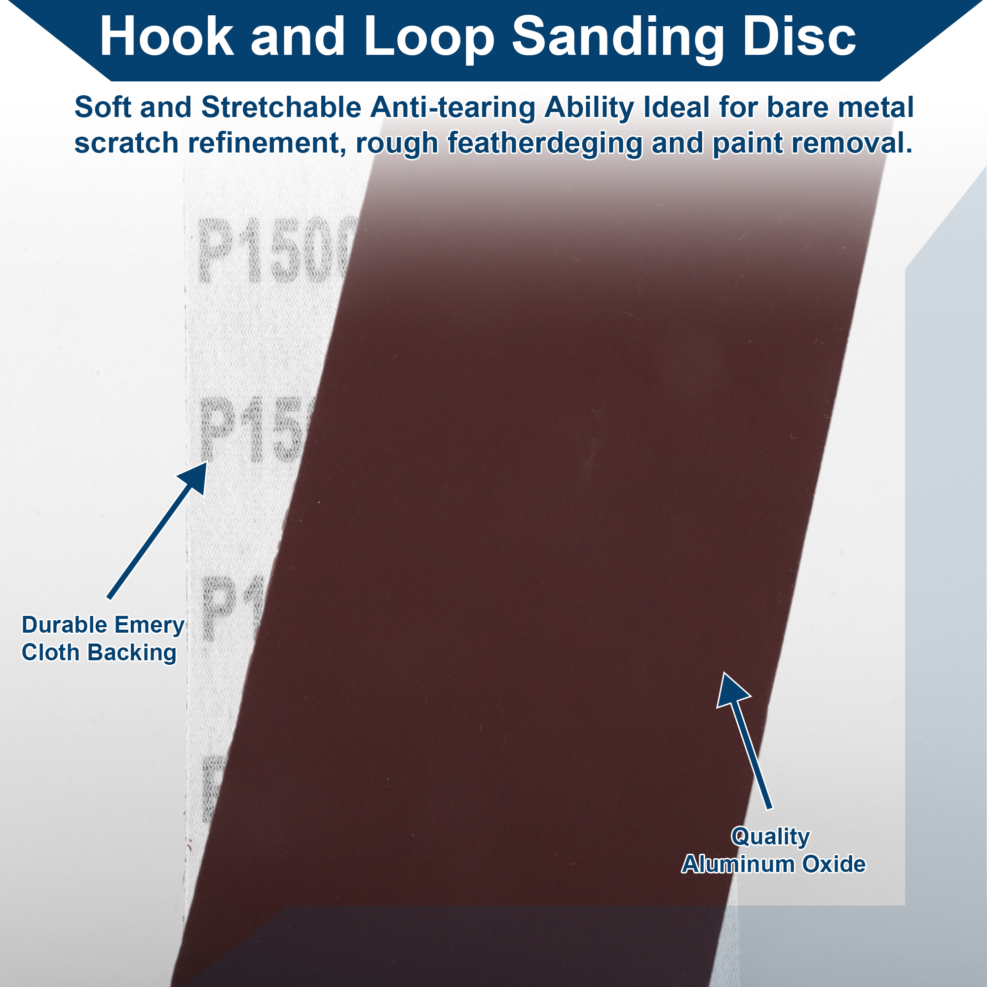 Unique Bargains Hook and Loop Longboard Sandpaper Roll 393.70" x 3.94" 1 Pc P1500