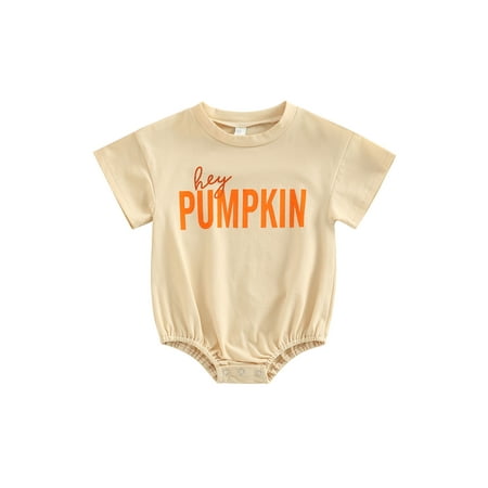 

Ma&Baby Newborn Baby Boy Girl Halloween Sweatshirt Romper Pumpkin Bodysuit 0-24 Months