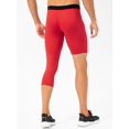 thumbnail image 2 of Men One Leg Leggings For Basketball Side Pockets Fitness Training Single Leg Tights, 2 of 5