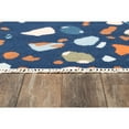 thumbnail image 3 of Momeni Jem Terri Abstract Contemporary Area Rugs, Blue, 3 of 4
