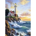 thumbnail image 1 of Taladro Pintura Diamante (DE2363) DIY Mosaico Seaside Faro Kit de Resina Redonda Completa 20X30cm Hugtrwg Para estrenar, 1 of 1