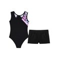 thumbnail image 3 of Sinleey Gymnastics Leotards for Girls Sleeveless One-piece Ballet Dancing Athletic Leotards with Pink Leopard 12, 3 of 7